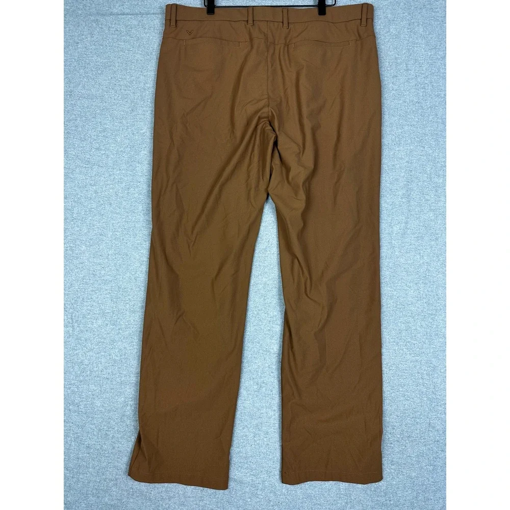 Callaway Golf Pants Mens 38x32 Brown Opti-Dri Performance Trousers